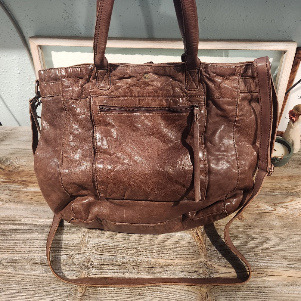 Brown FRYE tote bag